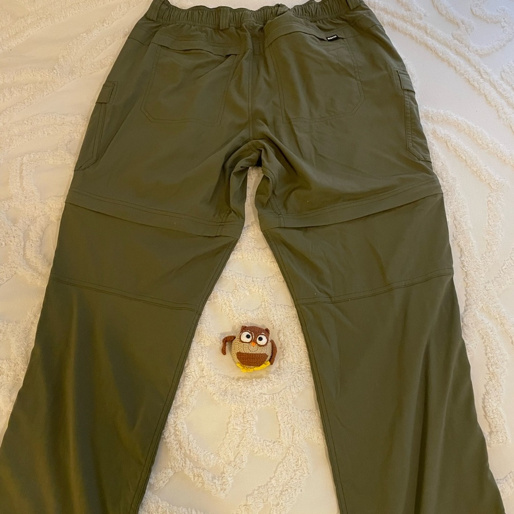 REI 12P Olive Green women’s hiking pants